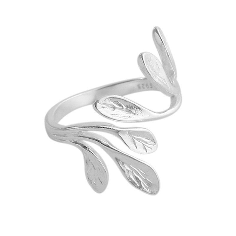 Tree Leaf Golden Ring