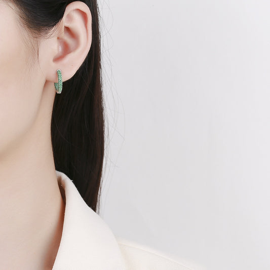 Creative C-shaped Earrings (925 Sterling Silver)